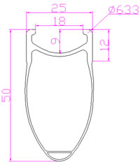 T800 carbon rim