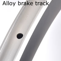 Alloy clincher rim